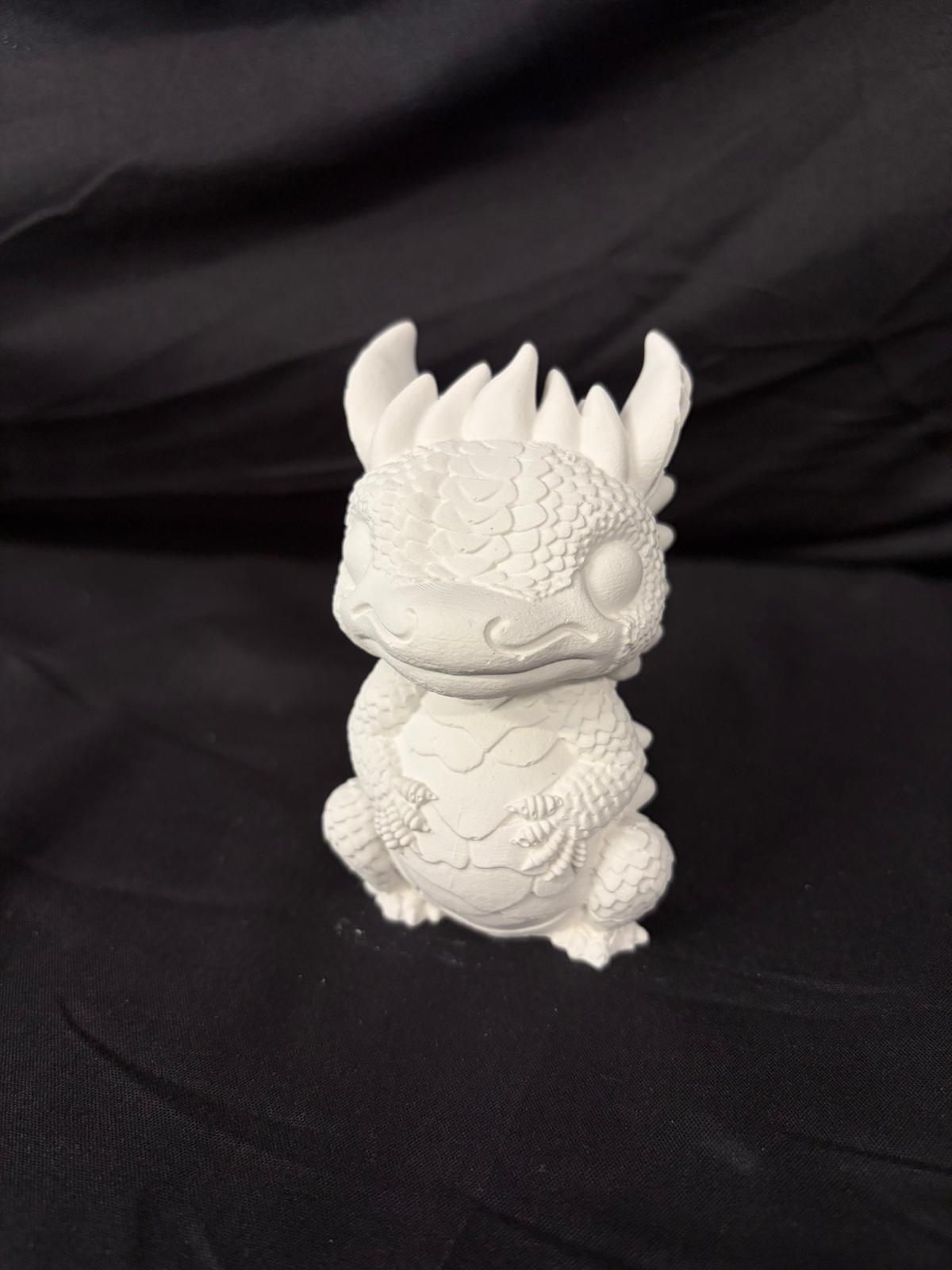Gipsfigur Drache