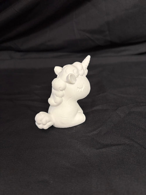 Gipsfigur Einhorn